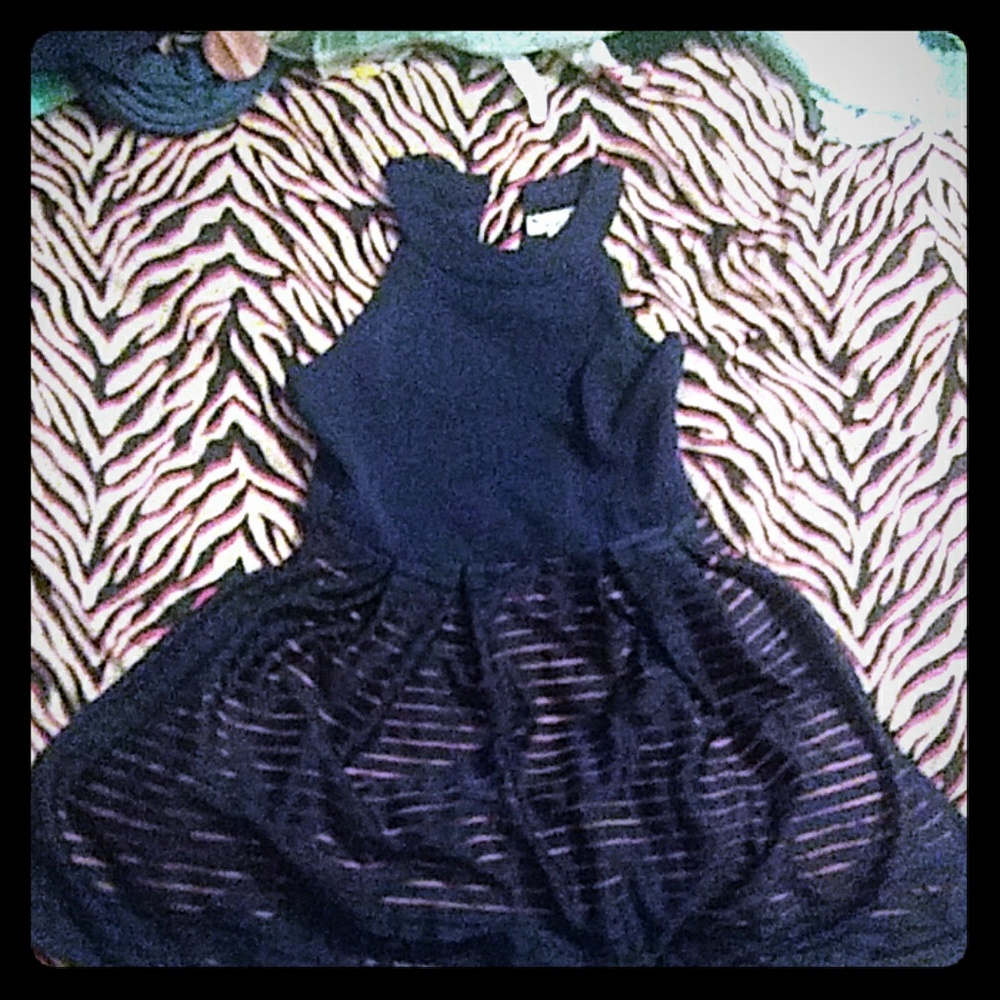 Navy blue dress